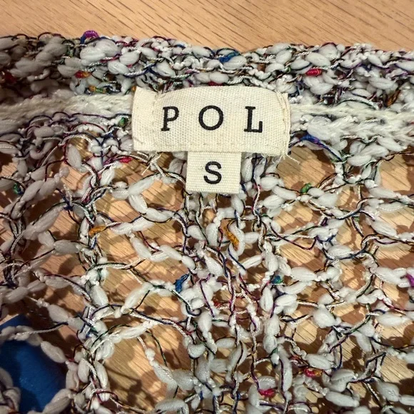 POL Off-the-Shoulder Open-Knit Sweater - Cream - Picture 5 of 5